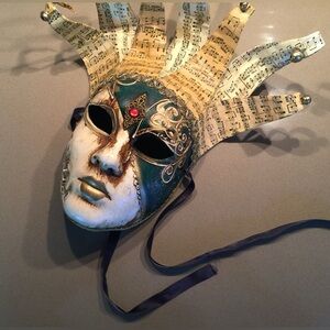 Venetian Mask,Music Jolly Mask, Original Mask